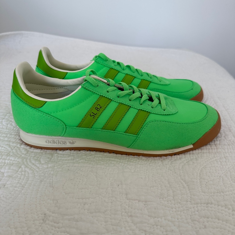 Adidas SL 82 Neon Green Sneakers Brand New Unisex NWOT